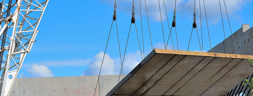 warehouse tilt up crane lift