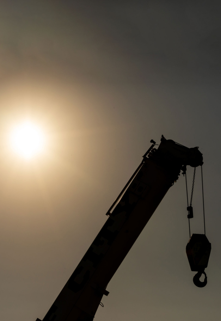Silhouette Of Crane Tall Silhouette Of Crane Tall